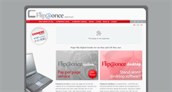 Desktop Screenshot of flipatonce.com